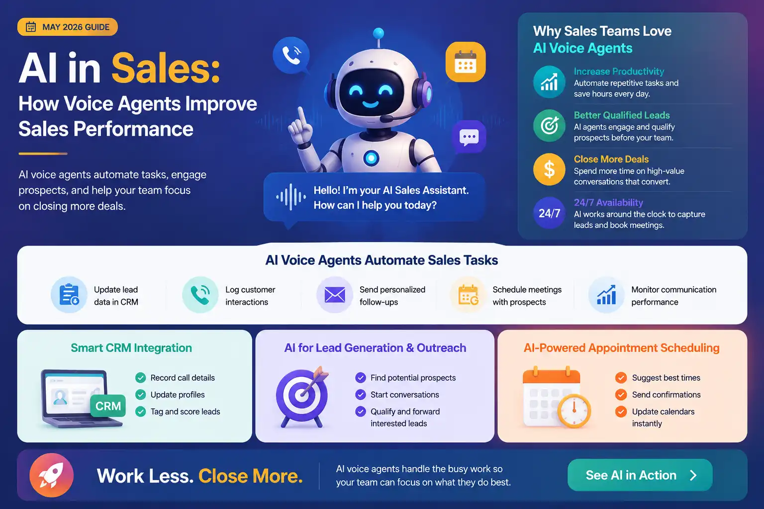 AI voice agents improving sales performance  Voob.ai