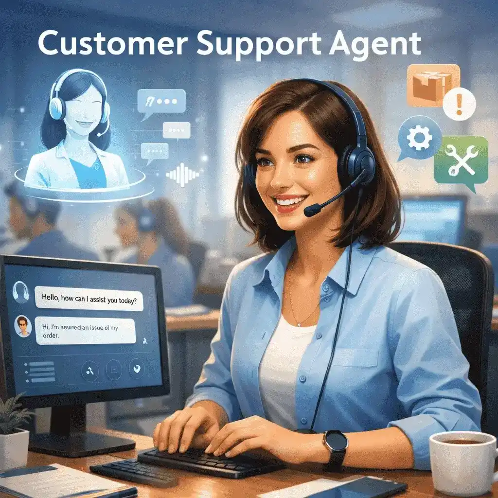 AI customer support voice agent  Voob.ai