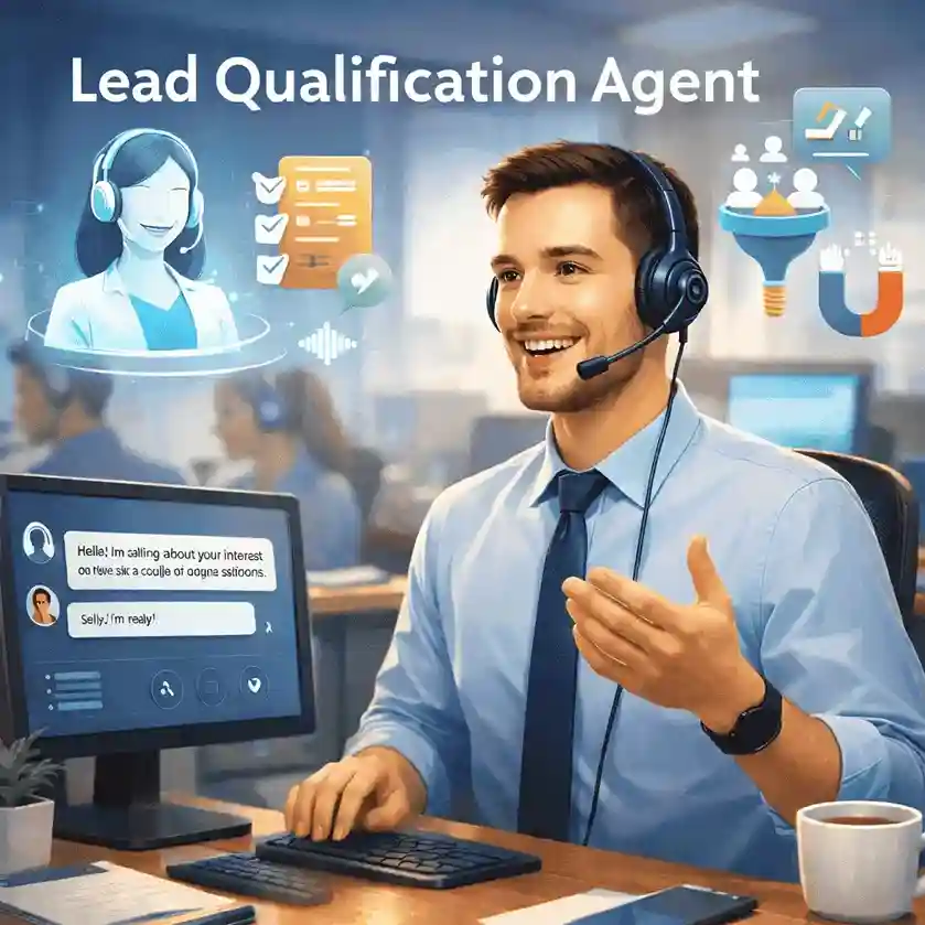 AI lead qualification voice agent  Voob.ai