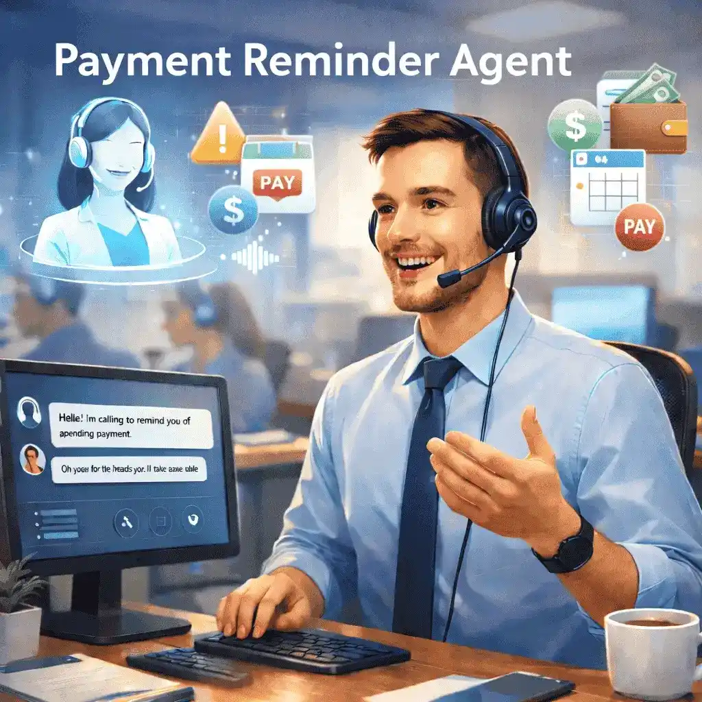 AI payment reminder voice agent  Voob.ai