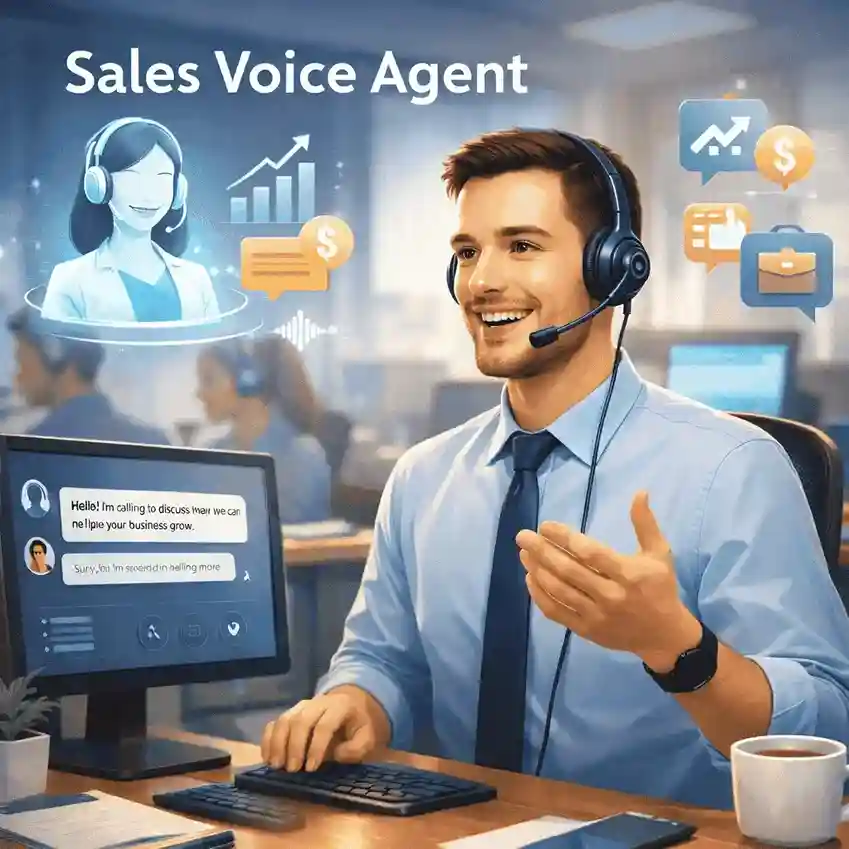 AI sales voice agent for outbound calling  Voob.ai